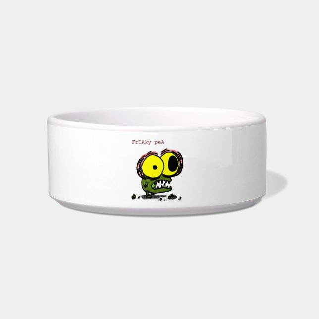 Freaky Pea Pet Bowl (Front)