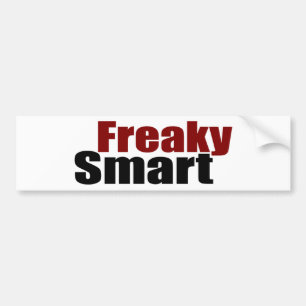Freaky Smart Bumper Sticker