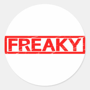 Freaky Stamp Classic Round Sticker