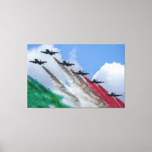 Frecce Tricolori Canvas Print
