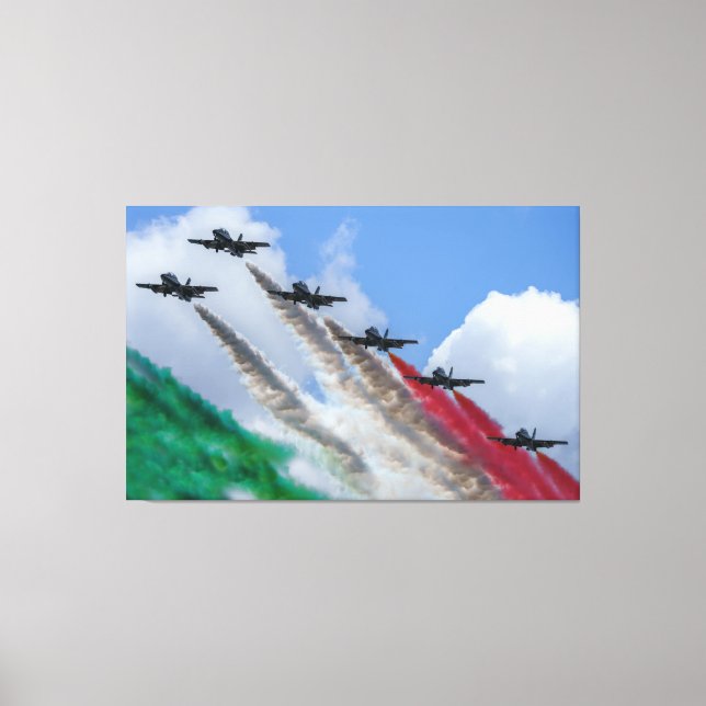 Frecce Tricolori Canvas Print (Front)