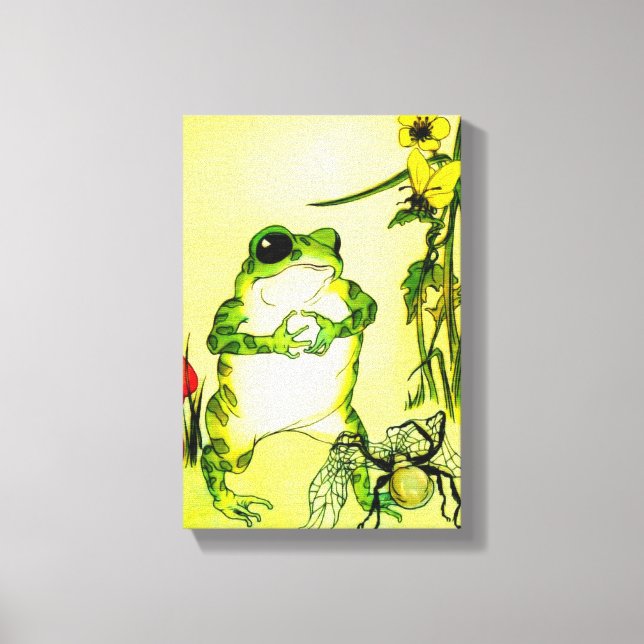 Freckle Frog Canvas Print (Front)