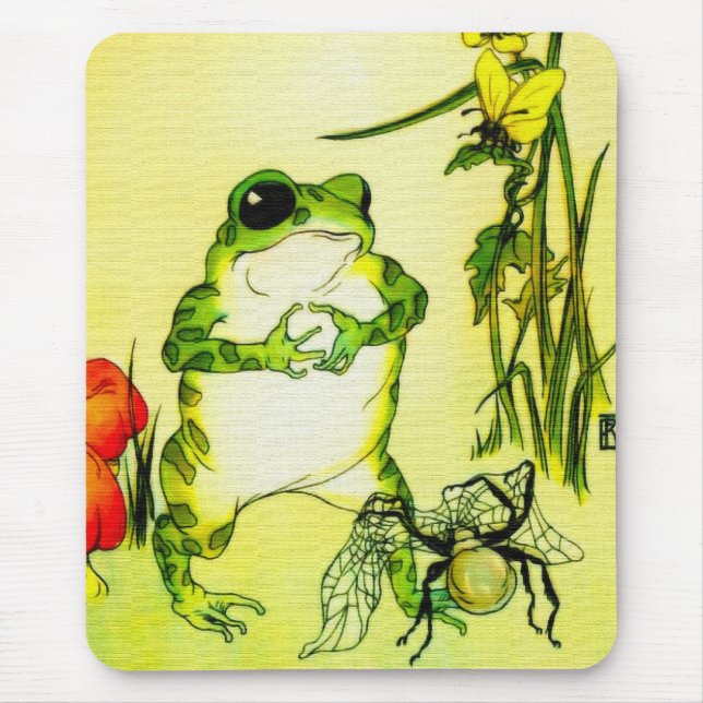 Freckle Frog Mouse Mat (Front)
