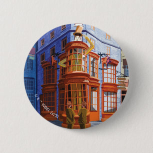 Fred and George at Weasley's Wizard Wheezes 6 Cm Round Badge