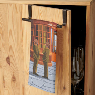 Fred and George at Weasley's Wizard Wheezes Tea Towel