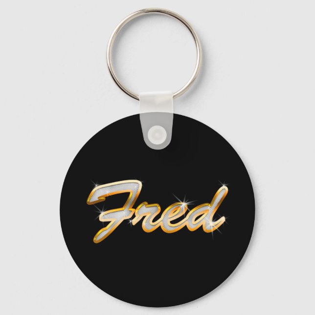 Fred Bling Key Ring (Front)
