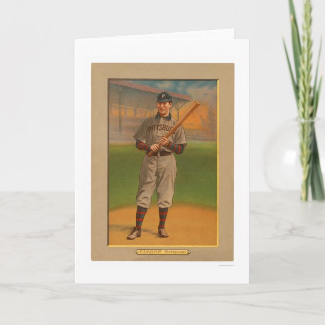 Fred Clarke Pirates Baseball 1911 Card (Front)
