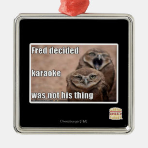 Fred decided metal tree decoration