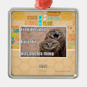 Fred decided metal tree decoration