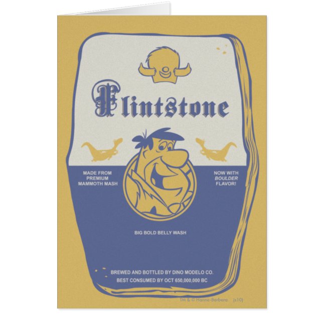 Fred Flintston Big Bold Belly Wash (Front)