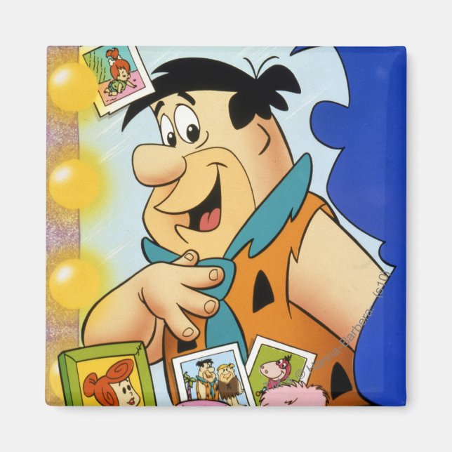 Fred Flintstone Look In Mirror Magnet (Front)