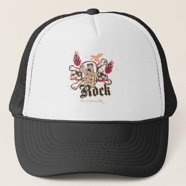 Fred Flintstone Rock Trucker Hat (Front)