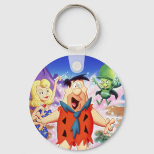 Fred Flintstone Under A Spell Key Ring