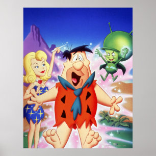 Fred Flintstone Under A Spell Poster