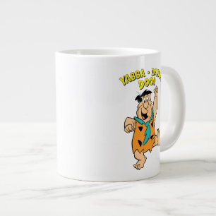 Fred Flintstone Yabba-Dabba Doo! Large Coffee Mug