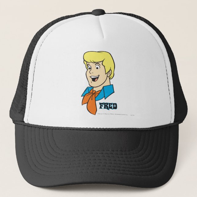 Fred Name Graphic Trucker Hat (Front)