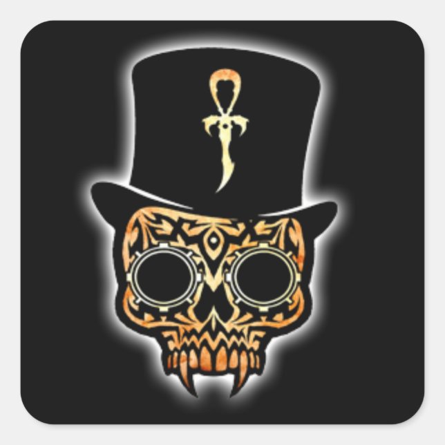 Fred Samedi Square Sticker (Front)