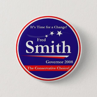 Fred Smith 6 Cm Round Badge