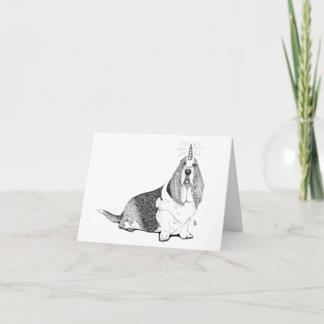 Fred the Bassetcorn Card (Front)