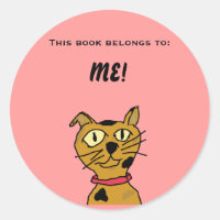 Fred the Cat book plate