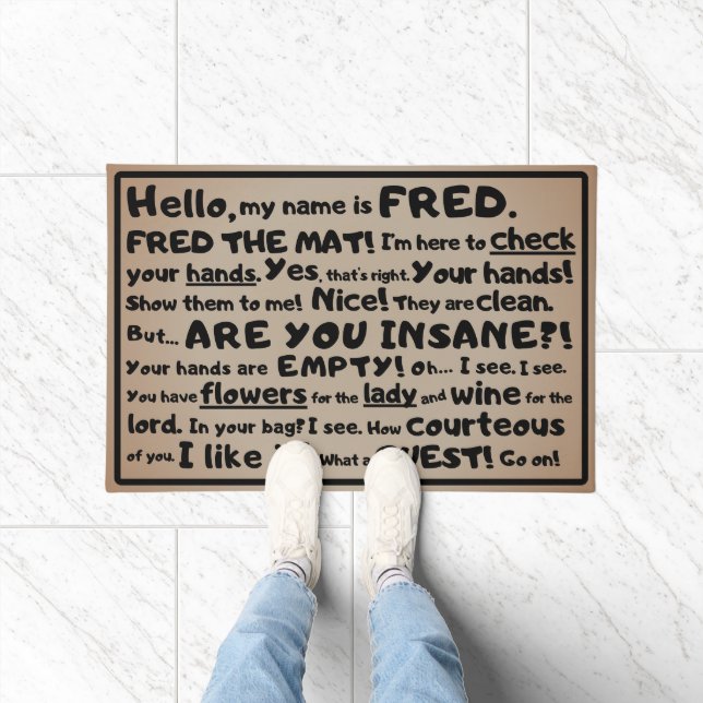 Fred the Mat – The Guest Inspector (Indoor)