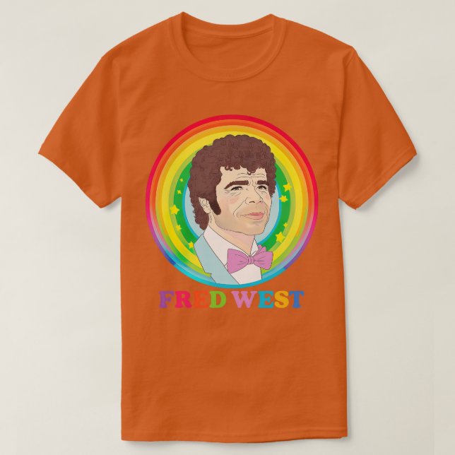 Fred West 90s Style Aesthetic Design T-Shirt (Design Front)