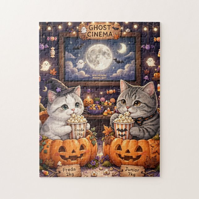 Freda and Junior Ghost Cinema Jigsaw Puzzle | Kawa (Vertical)