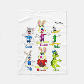 Freddie Bunny and Friends Blanket