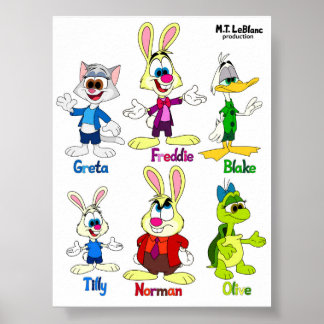Freddie Bunny & Friends  Poster