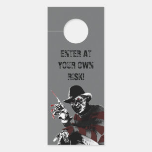 Freddy vs. Jason   Freddy Seeing Red Door Hanger