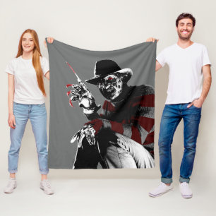 Freddy vs. Jason   Freddy Seeing Red Fleece Blanket