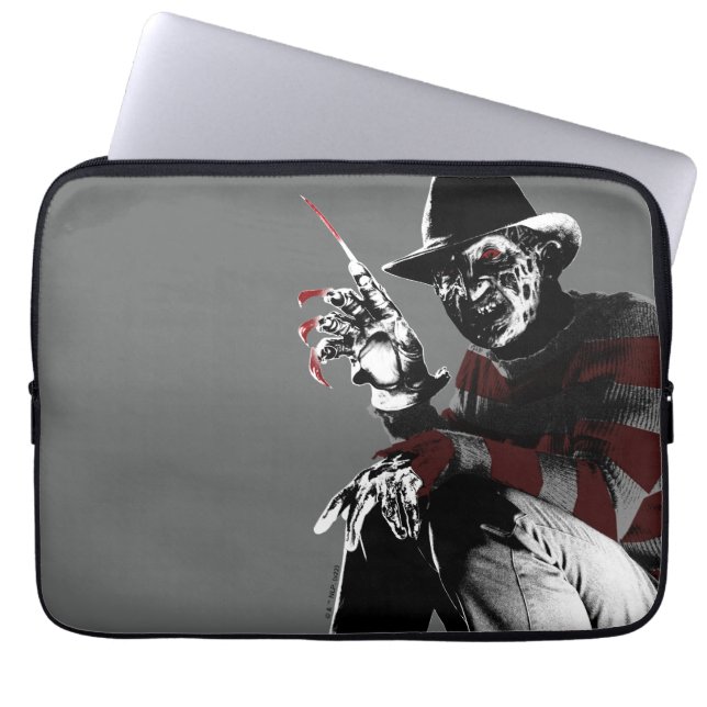 Freddy vs. Jason | Freddy Seeing Red Laptop Sleeve (Front)