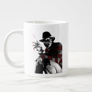 Freddy vs. Jason   Freddy Seeing Red Large Coffee Mug
