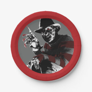 Freddy vs. Jason   Freddy Seeing Red Paper Plate