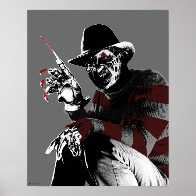 Freddy vs. Jason | Freddy Seeing Red Poster (Front)