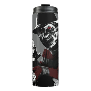 Freddy vs. Jason   Freddy Seeing Red Thermal Tumbler
