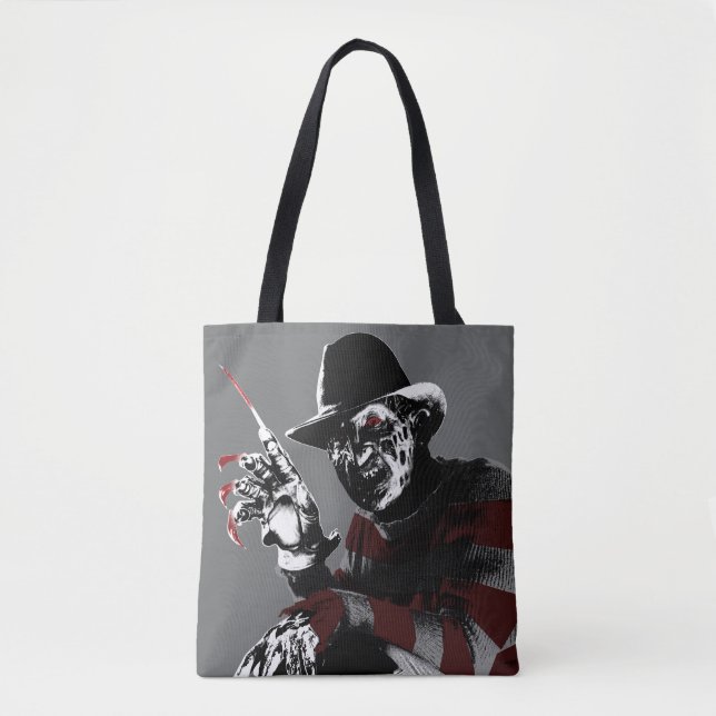 Freddy vs. Jason | Freddy Seeing Red Tote Bag (Front)