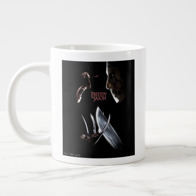 Freddy vs. Jason | Theatrical Poster Large Coffee Mug (Left)