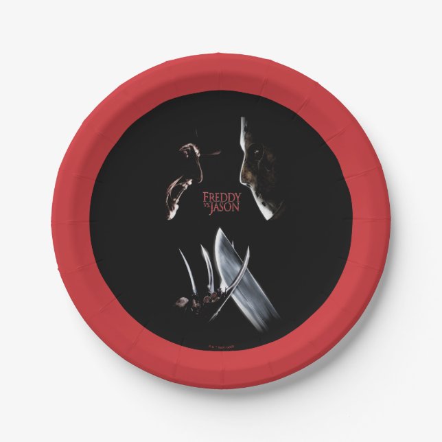 Freddy vs. Jason | Theatrical Poster Paper Plate (Front)