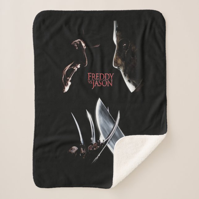Freddy vs. Jason | Theatrical Poster Sherpa Blanket (Front)