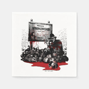 Freddy vs. Jason Welcome to Springwood Napkin