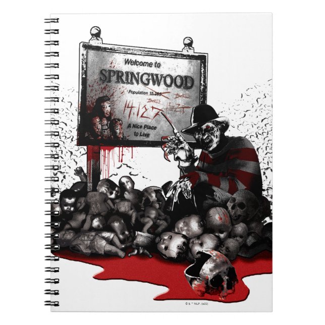 Freddy vs. Jason | Welcome to Springwood Notebook (Front)