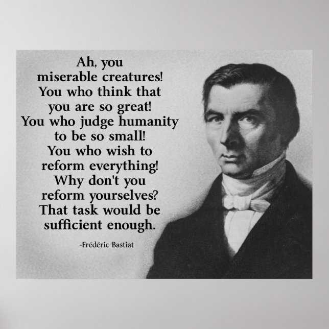 Frederic Bastiat Reform Poster (Front)