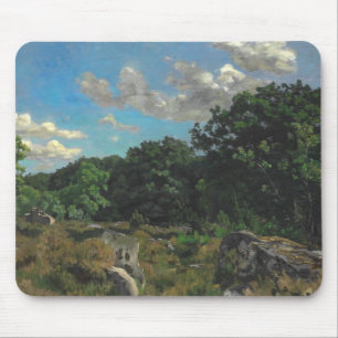 Frederic Bazille - Landscape at Chailly Mouse Mat