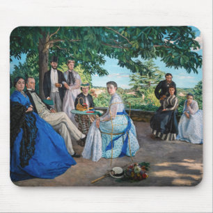 Frederic Bazille - The Family Reunion Mouse Mat