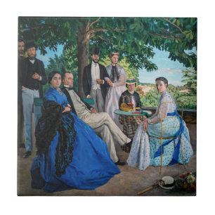 Frederic Bazille - The Family Reunion Tile