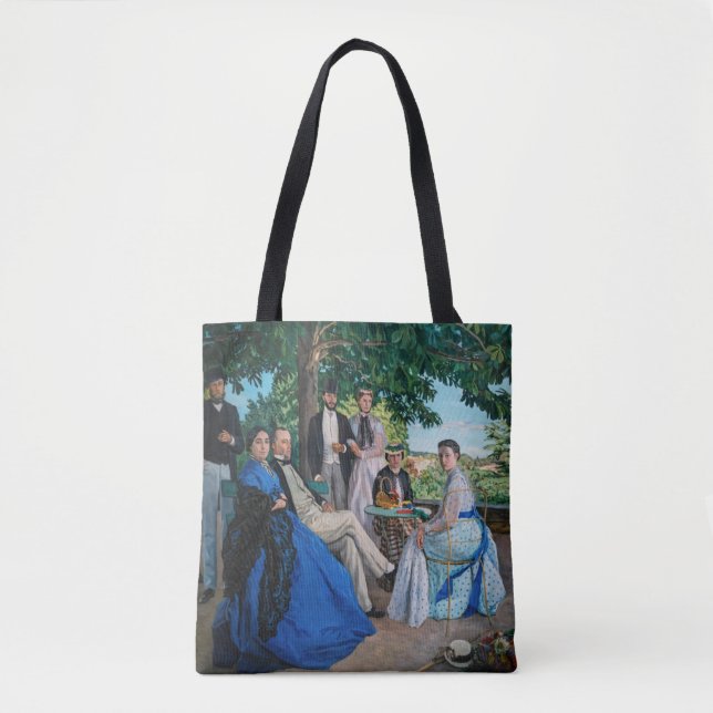 Frederic Bazille - The Family Reunion Tote Bag (Front)