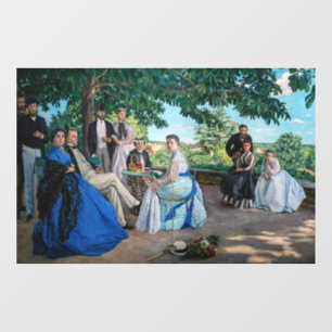 Frederic Bazille - The Family Reunion Window Cling