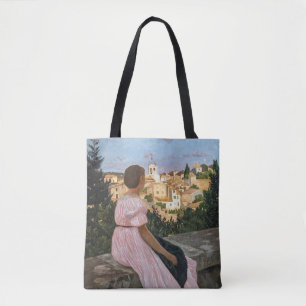 Frederic Bazille - The Pink Dress Tote Bag