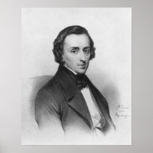 Frederic Chopin, after Ary Scheffer Poster